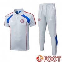 Ensemble Polo Bayern Munich + Pantalon Gris 2025/2026