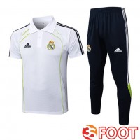 Ensemble Polo Real Madrid + Pantalon Blanc 2025/2026