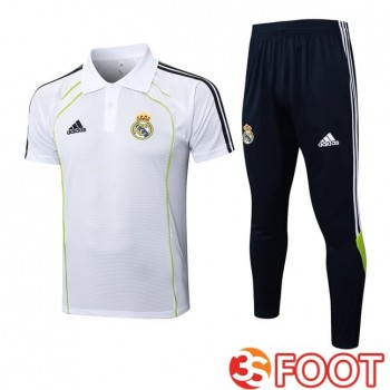 Ensemble Polo Real Madrid + Pantalon Blanc 2025/2026