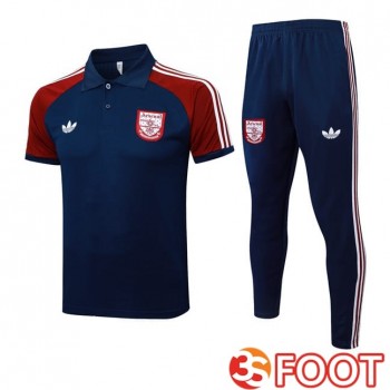 Ensemble Polo Arsenal + Pantalon Bleu Royal 2025/2026