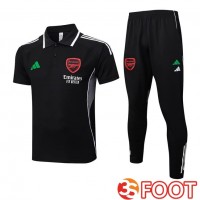 Ensemble Polo Arsenal + Pantalon Noir 2025/2026