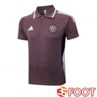 Polo Foot Manchester United Pourpre 2025/2026