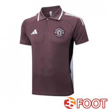 Polo Foot Manchester United Pourpre 2025/2026