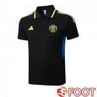 Polo Foot Manchester United Noir 2025/2026