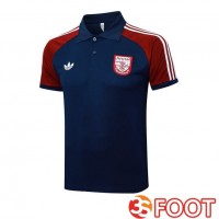 Polo Foot Arsenal Bleu Royal 2025/2026