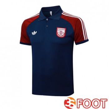 Polo Foot Arsenal Bleu Royal 2025/2026