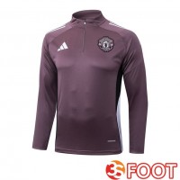 Training Sweatshirt Manchester United Pourpre 2025/2026