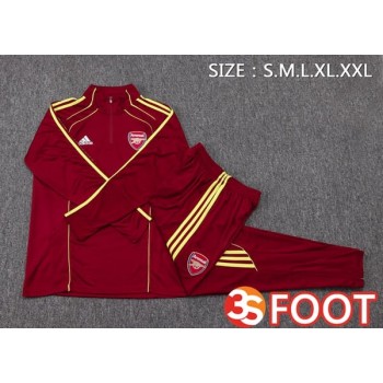 Ensemble Survetement De Foot Arsenal Rouge 2025/2026