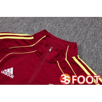 Ensemble Survetement De Foot Arsenal Rouge 2025/2026