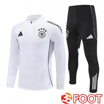 Ensemble Survetement De Foot Allemagne Blanc 2025/2026