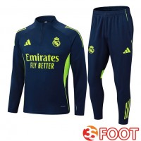 Ensemble Survetement De Foot Real Madrid Bleu Royal 2025/2026