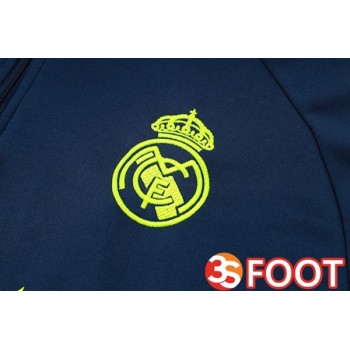 Ensemble Survetement De Foot Real Madrid Bleu Royal 2025/2026