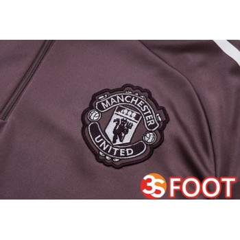 Ensemble Survetement De Foot Manchester United Pourpre 2025/2026