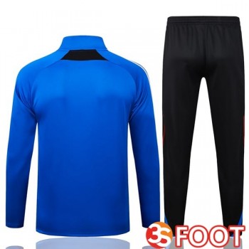 Ensemble Survetement De Foot Manchester United Bleu 2025/2026