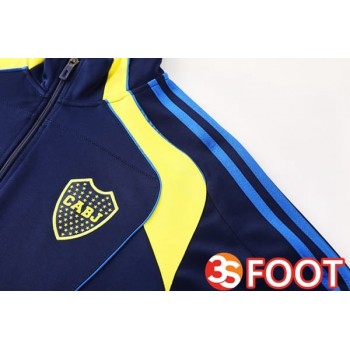Ensemble Survetement De Foot - Veste Boca Juniors Bleu Royal 2025/2026