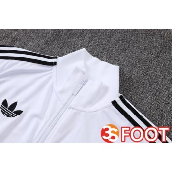 Ensemble Survetement De Foot - Veste Allemagne Blanc 2025/2026