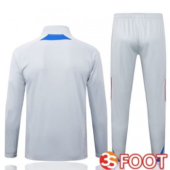Ensemble Survetement De Foot - Veste Bayern Munich Gris 2025/2026