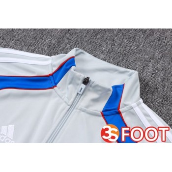 Ensemble Survetement De Foot - Veste Bayern Munich Gris 2025/2026
