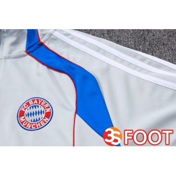 Ensemble Survetement De Foot - Veste Bayern Munich Gris 2025/2026