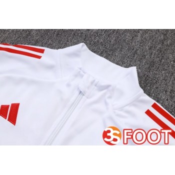 Ensemble Survetement De Foot - Veste Bayern Munich Blanc 2025/2026