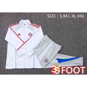 Ensemble Survetement De Foot - Veste Bayern Munich Blanc 2025/2026