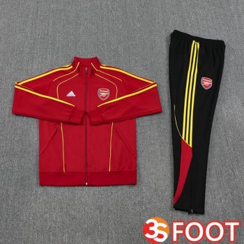 Ensemble Survetement De Foot - Veste Arsenal Rouge 2025/2026