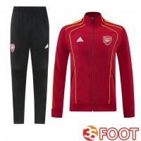 Ensemble Survetement De Foot - Veste Arsenal Rouge 2025/2026