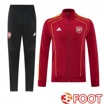 Ensemble Survetement De Foot - Veste Arsenal Rouge 2025/2026