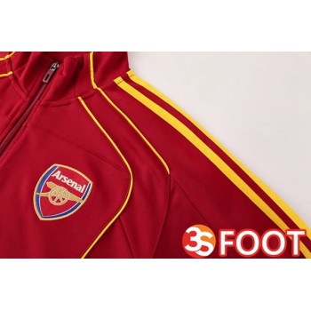 Ensemble Survetement De Foot - Veste Arsenal Rouge 2025/2026