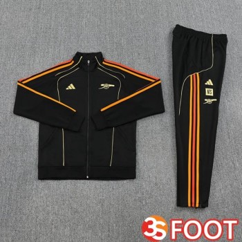 Ensemble Survetement De Foot - Veste Arsenal Noir 2025/2026