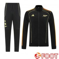 Ensemble Survetement De Foot - Veste Arsenal Noir 2025/2026