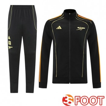 Ensemble Survetement De Foot - Veste Arsenal Noir 2025/2026