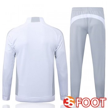 Ensemble Survetement De Foot - Veste Real Madrid Blanc 2025/2026