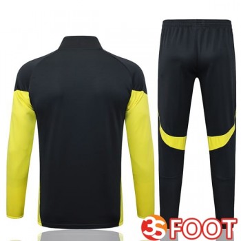 Ensemble Survetement De Foot - Veste Real Madrid Bleu Royal Jaune 2025/2026