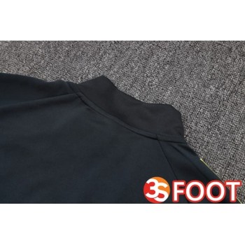 Ensemble Survetement De Foot - Veste Real Madrid Bleu Royal Jaune 2025/2026