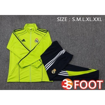 Ensemble Survetement De Foot - Veste Real Madrid Vert 2025/2026