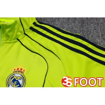 Ensemble Survetement De Foot - Veste Real Madrid Vert 2025/2026