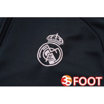 Ensemble Survetement De Foot - Veste Real Madrid Bleu Royal 2025/2026
