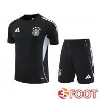 Ensemble Training T-Shirts Allemagne + Shorts Noir 2025/2026