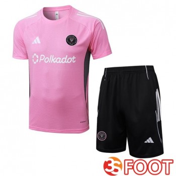 Ensemble Training T-Shirts Inter Miami CF + Shorts Rose 2025/2026