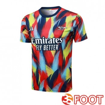 Training T-Shirts Arsenal Rouge Bleu 2025/2026
