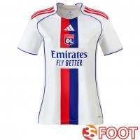 Maillot De Foot Lyon OL Femme Domicile Blanc 2025/2026