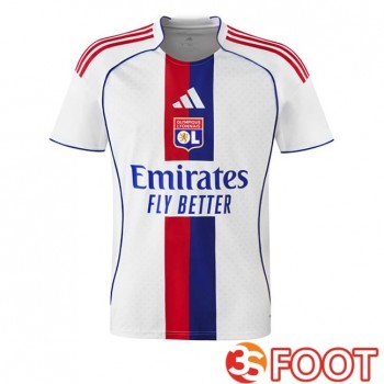 Maillot De Foot Lyon OL Domicile Blanc 2025/2026