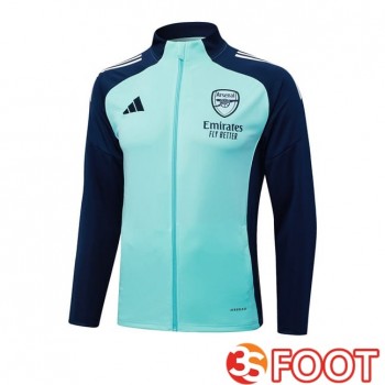 Veste Foot Arsenal Vert Bleu Royal 2025/2026