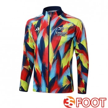 Veste Foot Arsenal Rouge Jaune 2025/2026
