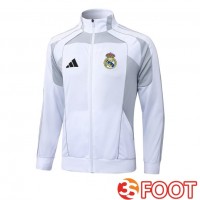 Veste Foot Real Madrid Blanc 2025/2026