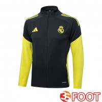 Veste Foot Real Madrid Bleu Royal Jaune 2025/2026