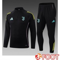 Ensemble Survetement De Foot Juventus Enfant Noir 2025/2026