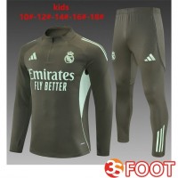 Ensemble Survetement De Foot Real Madrid Enfant Vert 2025/2026