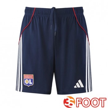 Short De Foot Lyon OL Exterieur Bleu Royal 2025/2026